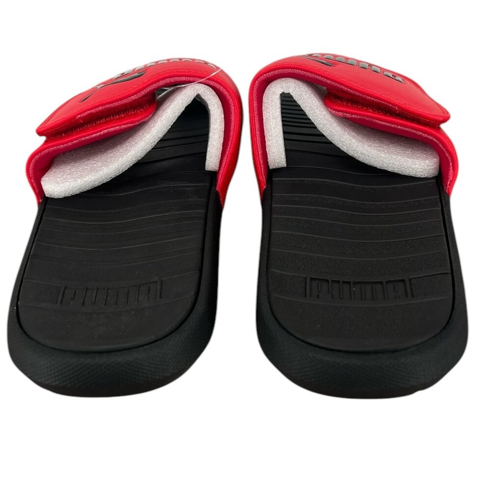 PUMA Men's Cool Cat Hook and Loop Slide Sandal, Red & Black Size 8 - Picture 4 of 6